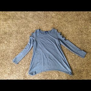 Blueish gray sweater